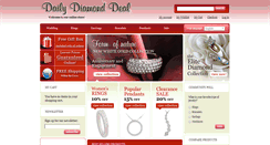 Desktop Screenshot of dailydiamonddeal.com